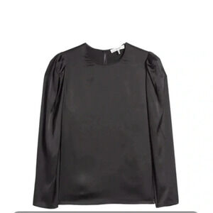 NWOT Frame black blouse size S